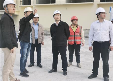 赖海标到桂南分公司承建项目调研指导工作