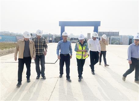 集团公司检查组到冶建公司两项目开展复工复产综合大检查