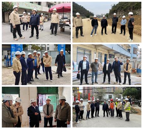 韦克雪到柳州片区项目开展2026年第一季度暨春节后复工复产安全生产质量综合大检查